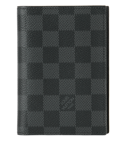 Louis Vuitton Passport Cover, &pound;230, Accessories, Black/Grey, Canvas, Front view